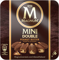 Magnum Glace Batonnet Mini Double Peanut Butter 6x60ml