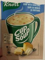 Instant soup 3 Cheeses with croutons