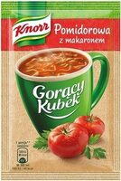 Hot Cup Tomato Soup with Noodles