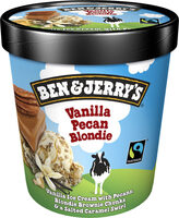 Ben & Jerry's Glace Pot Vanille Pecan Blondie