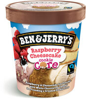 Ben & Jerry's Glace Pot Raspberry Cheesecake