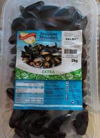 Moules fraîches de Zélande