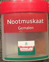 Nootmuskaat gemalen