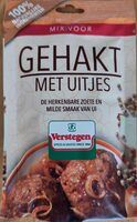 Mix voor gehakt met uitjes