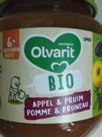 Compote pomme et pruneau