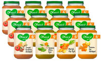 Olvarit 6+ Maanden Variatiemenu Maaltijd Versie 1 12 x 200g