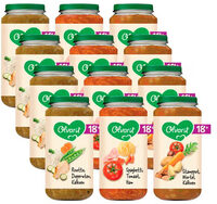 Olvarit 18+ Maanden Variatiemenu Maaltijd 12 x 250g