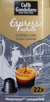 Expresso ristretto coffee cups