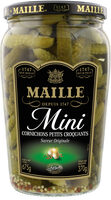 Maille Cornichons Mini Petits Croquants Bocal 370g