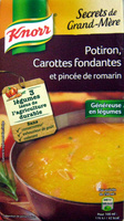 Secrets de Grand-Mère Potiron Carottes fondantes et pincée de romarin Knorr