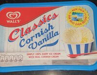 Walls classic corniche vanilla ice cream