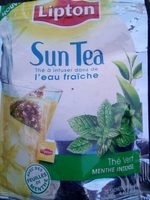Thé froid menthe