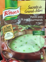 Secrets de Grand-Mère Petits pois & pois gourmands au bacon