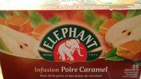 Infusion poire caramel éléphant