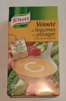 Velouté de légumes du potager à la crême fraîche
