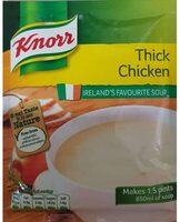 Thick chicken soup