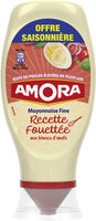 AMORA Mayonnaise Fine Recette Fouettée aux Blancs d'Œufs - Offre Saisonnière - 398g