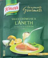 Sauce crémeuse à l’aneth et touche de citron