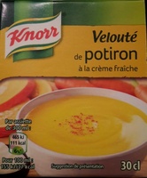 Velouté de potiron à la crème fraîche