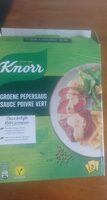 Sauce poivre vert