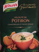 Velouté de Potiron, Chanterelles et patate douce