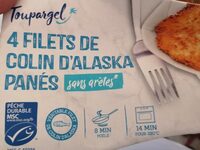 Filets de colin d'Alaska panés