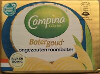Botergoud ongezouten roomboter