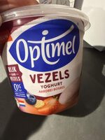 Optimel EZELS VEZELS YOGHURT AARDBEI BOSBES