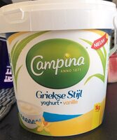 Griekse Stijl yoghurt vanille