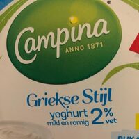 Griekse stijl yoghurt 2%