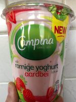 Yaourt entier fraise
