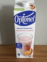 Optimel Drinkyoghurt Sinaasappel Aardbei 0% Vet 1L