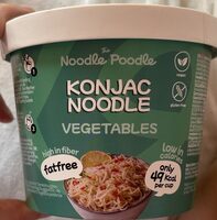 Konjac noodle vegetables