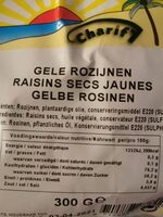 Raisins secs jaunes