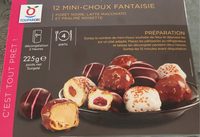 12 mini-choux fantaisie