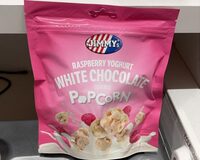 With Chocolate Pop Corn Raspberry