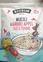 Muesli aardbei appel