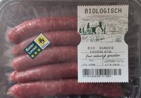 Bio runder chipolata worstjes
