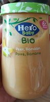 Hero Baby bio poire, banane