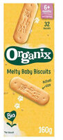 Organix Bio 6M+ Melty Baby Biscuits