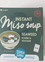 Instante miso soup seaweed kombu & wakame