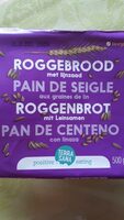 Pain de seigle avec graines de lin