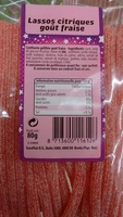 Lassos citriques goût fraise