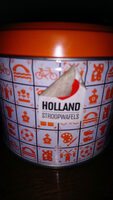 Daelman's Caramel Wafers "Stroopwafels" Orange Tin 8.11 Oz [pack Of