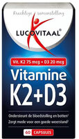 Lucovitaal K2 + D3 vitamine capsules