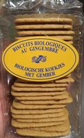 Biologische koekjes met gember