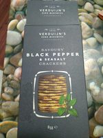Black pepper & seasalt crackers