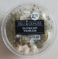 Oliven mit Weißkäse