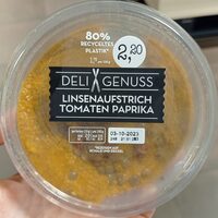 Linsenaufstrich Tomaten Paprika