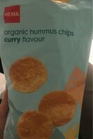 Organic hummus chips curry flavour